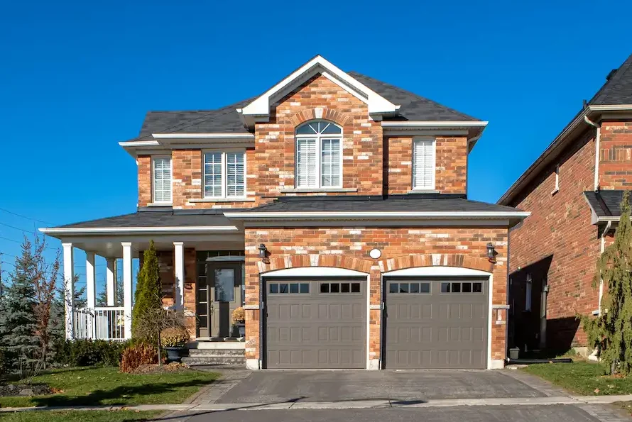 front of residential home